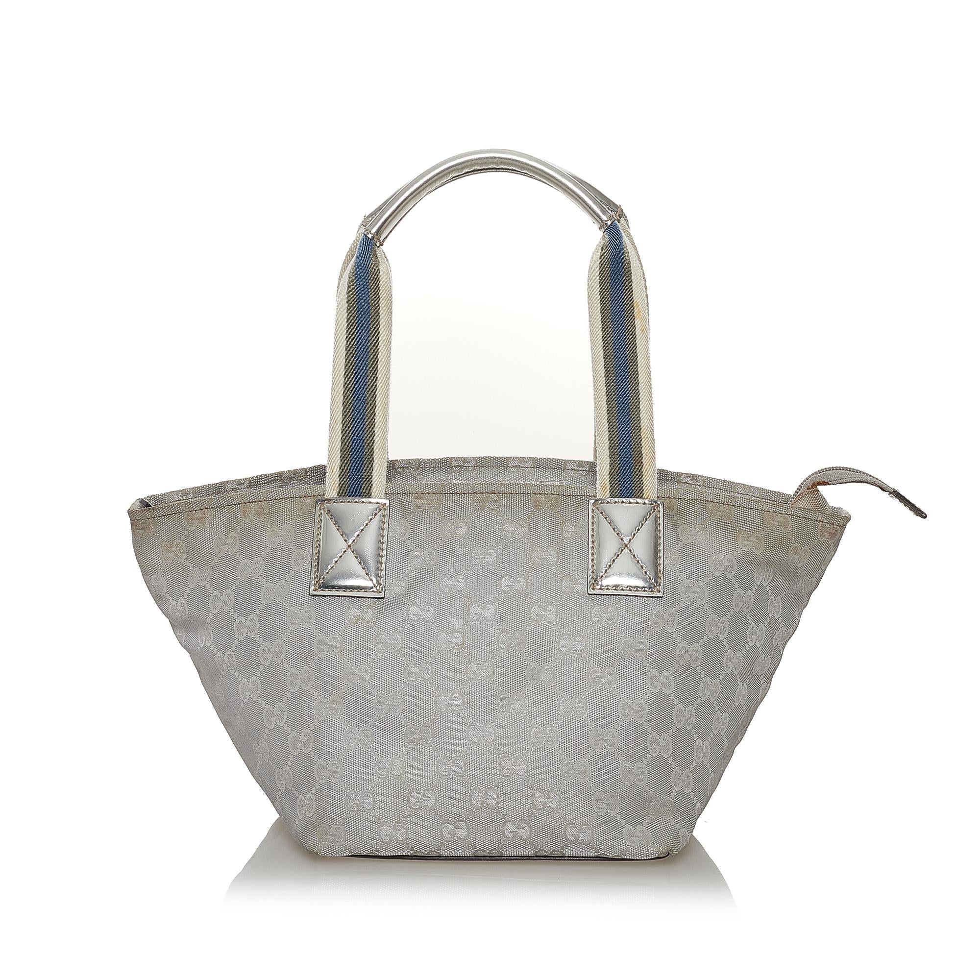 Gucci GG Canvas Web Handbag (SHG-32931)