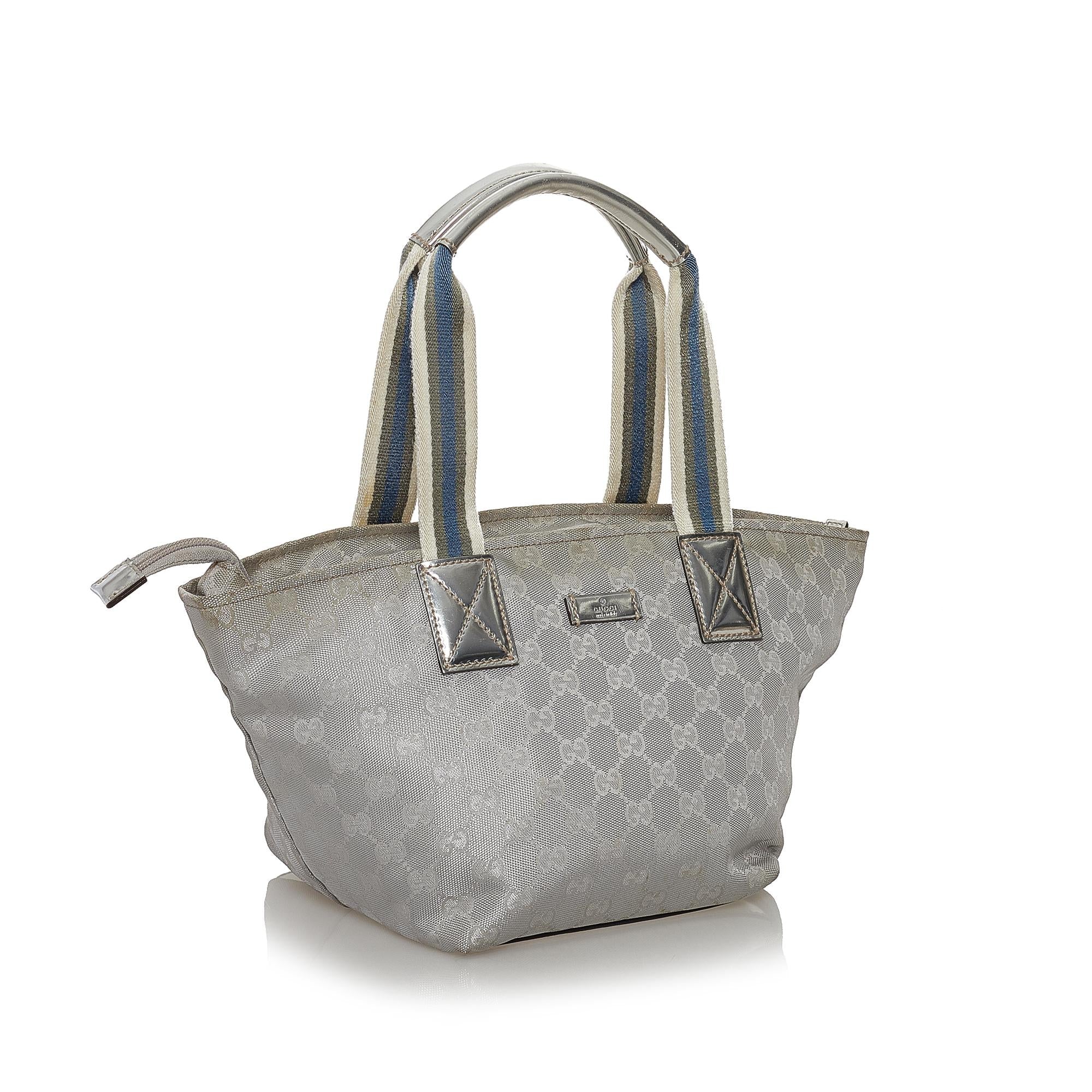 Gucci GG Canvas Web Handbag (SHG-32931)