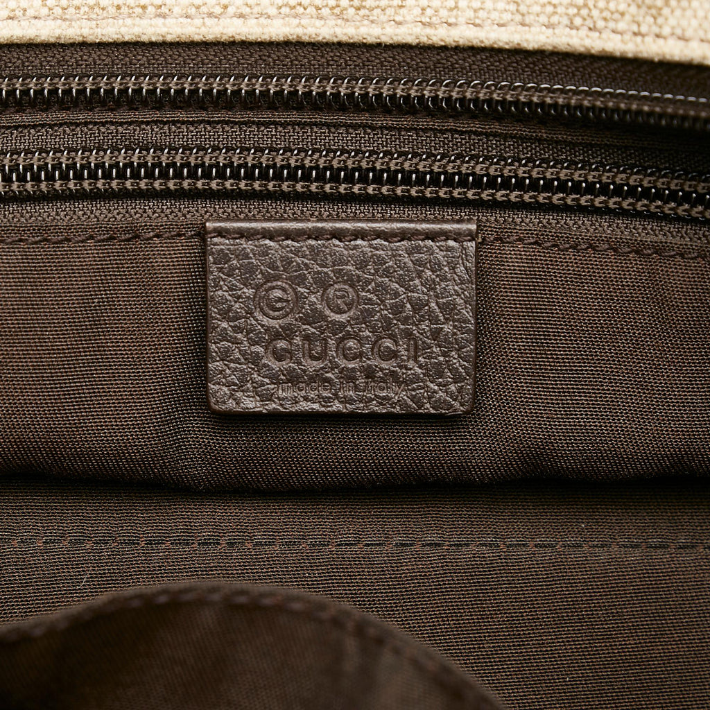 Gucci GG Canvas Web Handbag (SHG-33394)