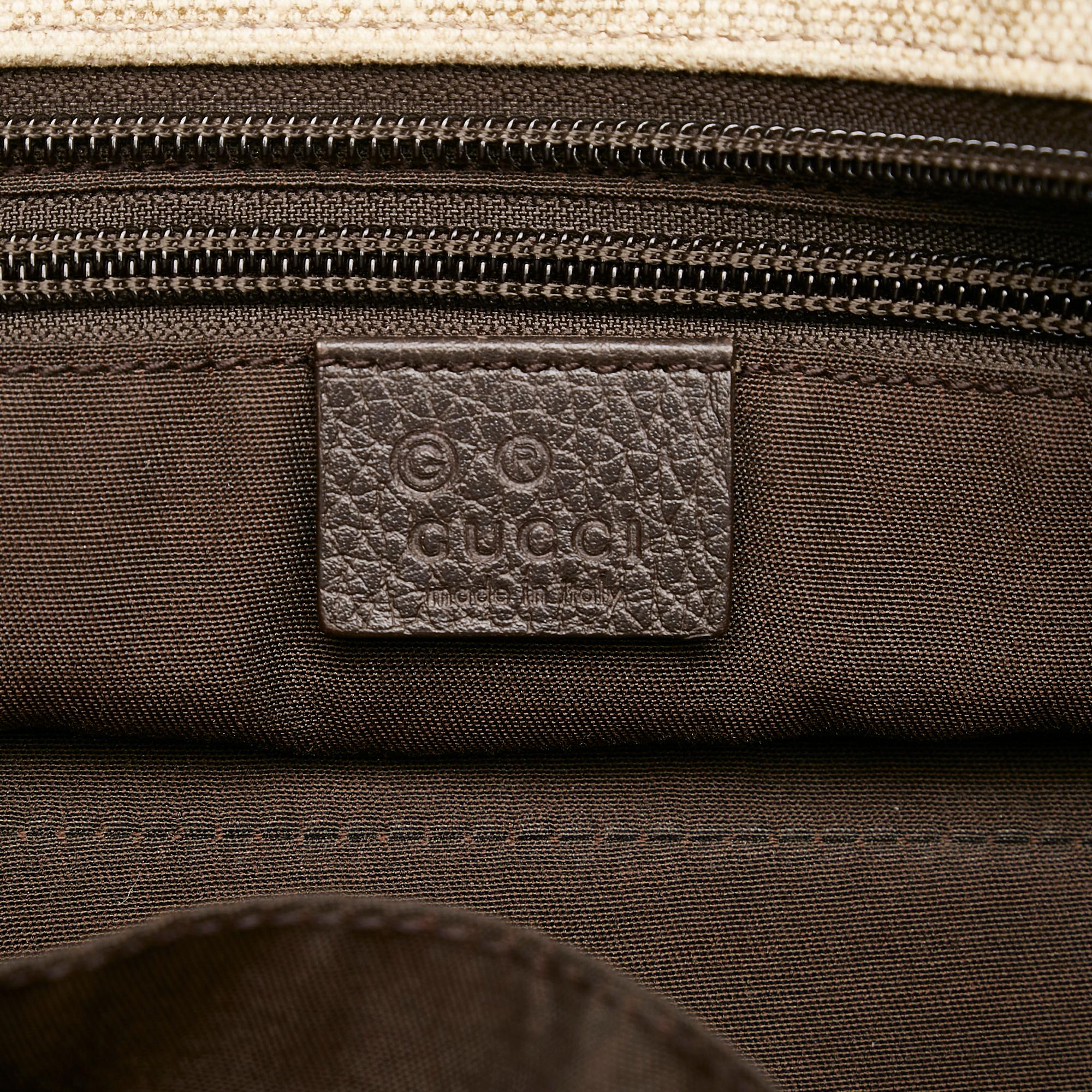 Gucci GG Canvas Web Handbag (SHG-33394)