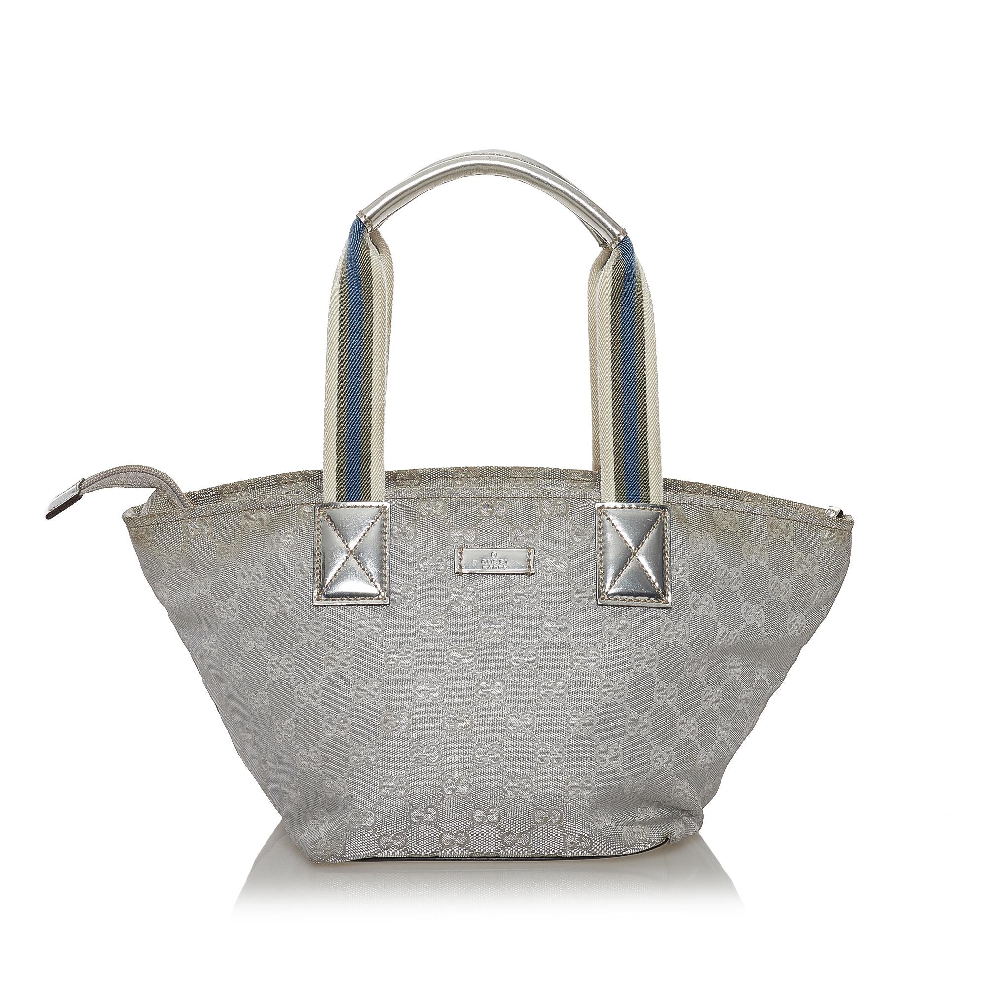 Gucci GG Canvas Web Handbag (SHG-36174)