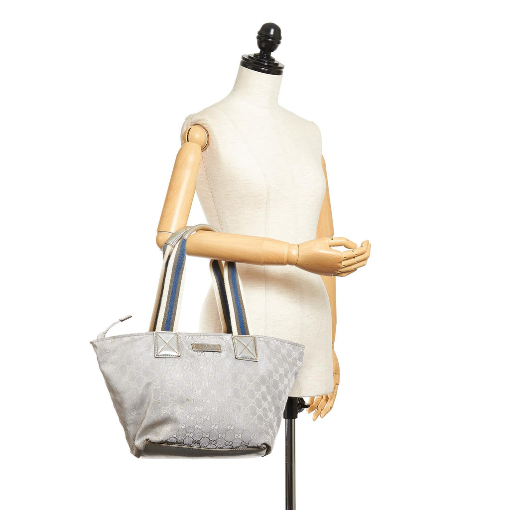 Gucci GG Canvas Web Handbag (SHG-vHuagi)