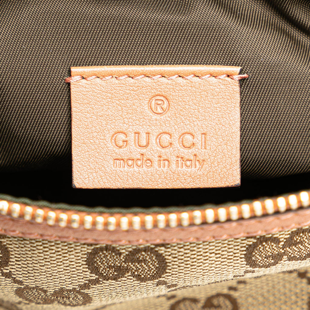 Gucci GG Canvas Web Handbag (SHG-GwKR2u)