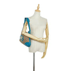 Gucci GG Canvas Web Hasler Shoulder Bag (SHG-Q4GPEA)