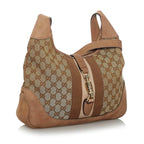 Gucci GG Canvas Web Jackie Crossbody Bag (SHG-33893)