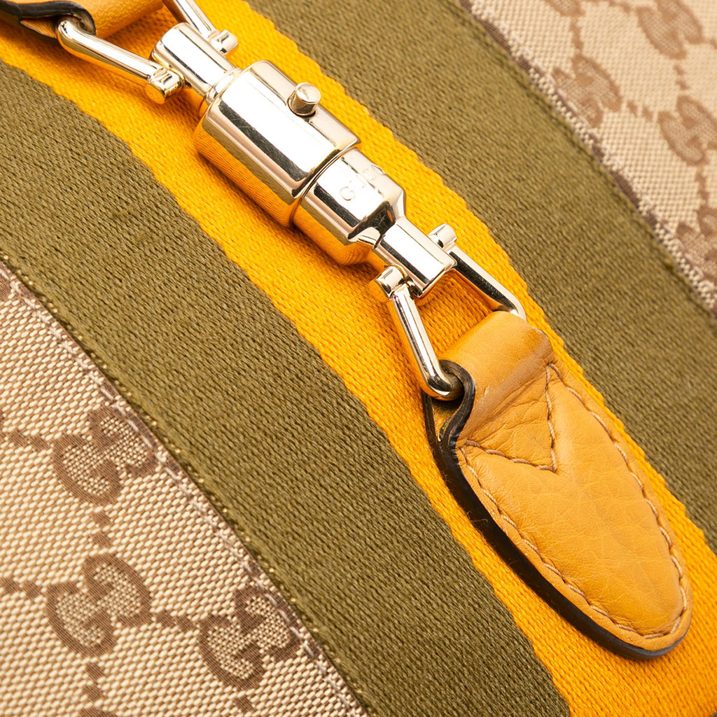 Gucci GG Canvas Web Jackie O Bouvier Crossbody