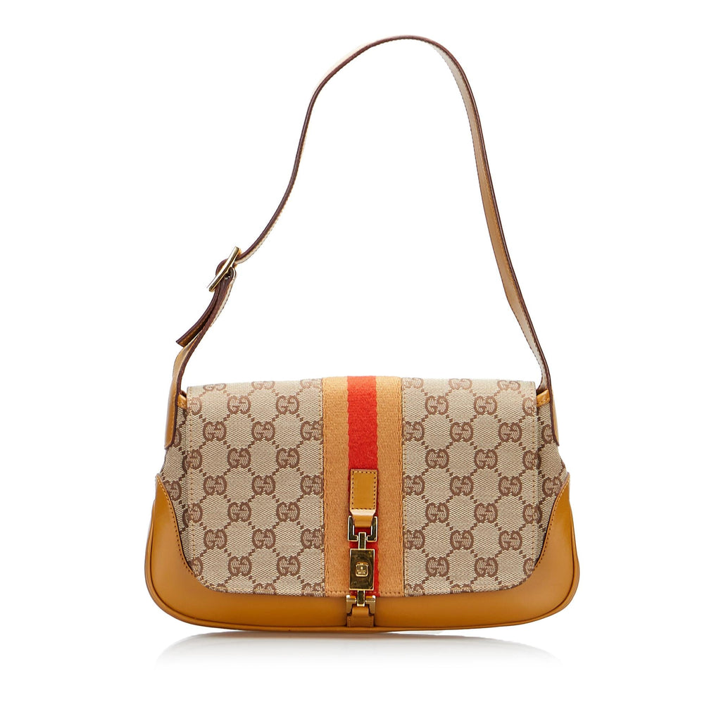 Gucci GG Canvas Web Jackie (SHG-WmSJeG)