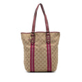 Gucci GG Canvas Web Jolicoeur Tote