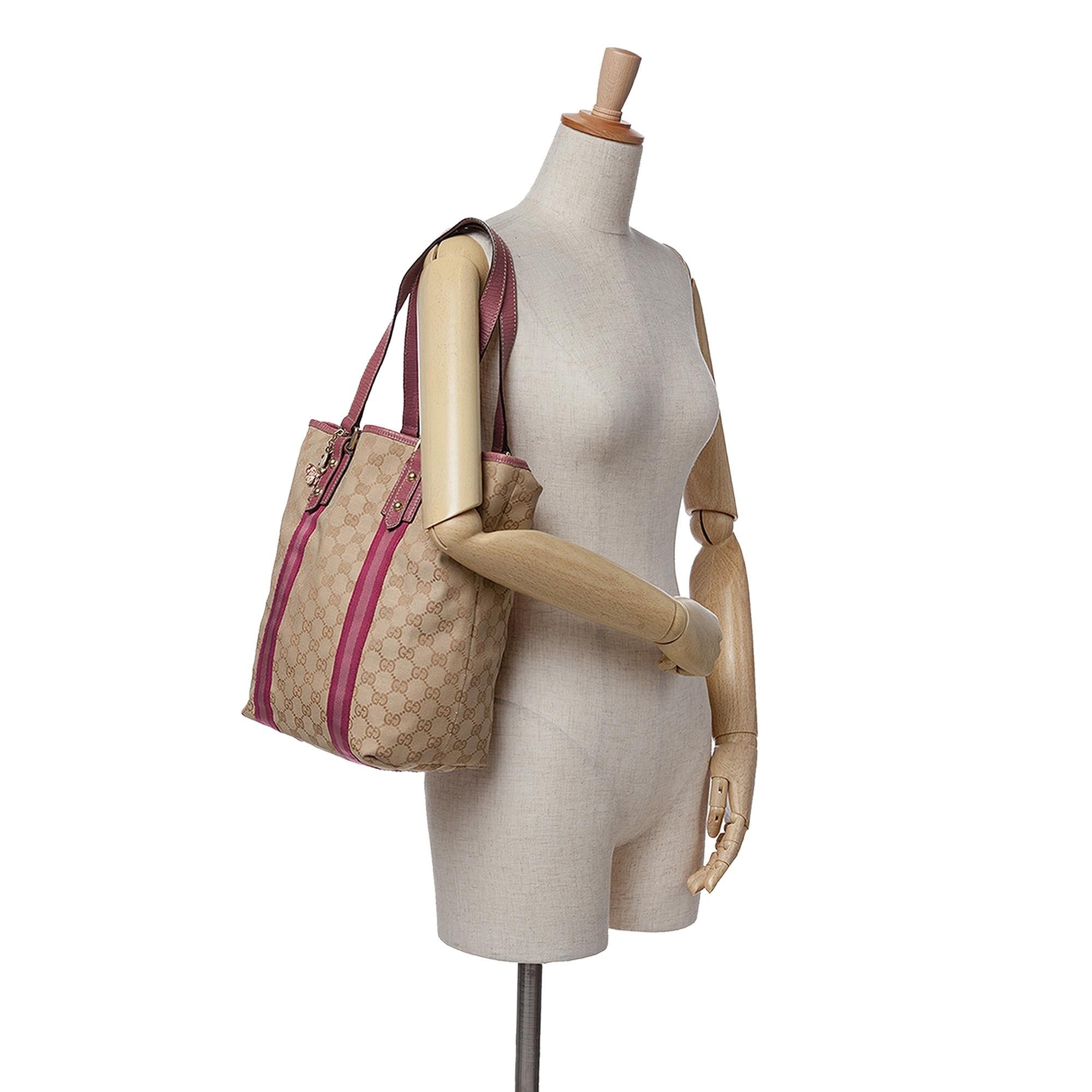 Gucci GG Canvas Web Jolicoeur Tote