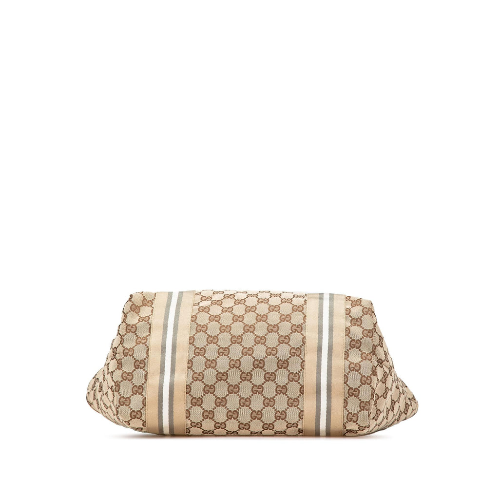 Gucci GG Canvas Web Jolie Tote