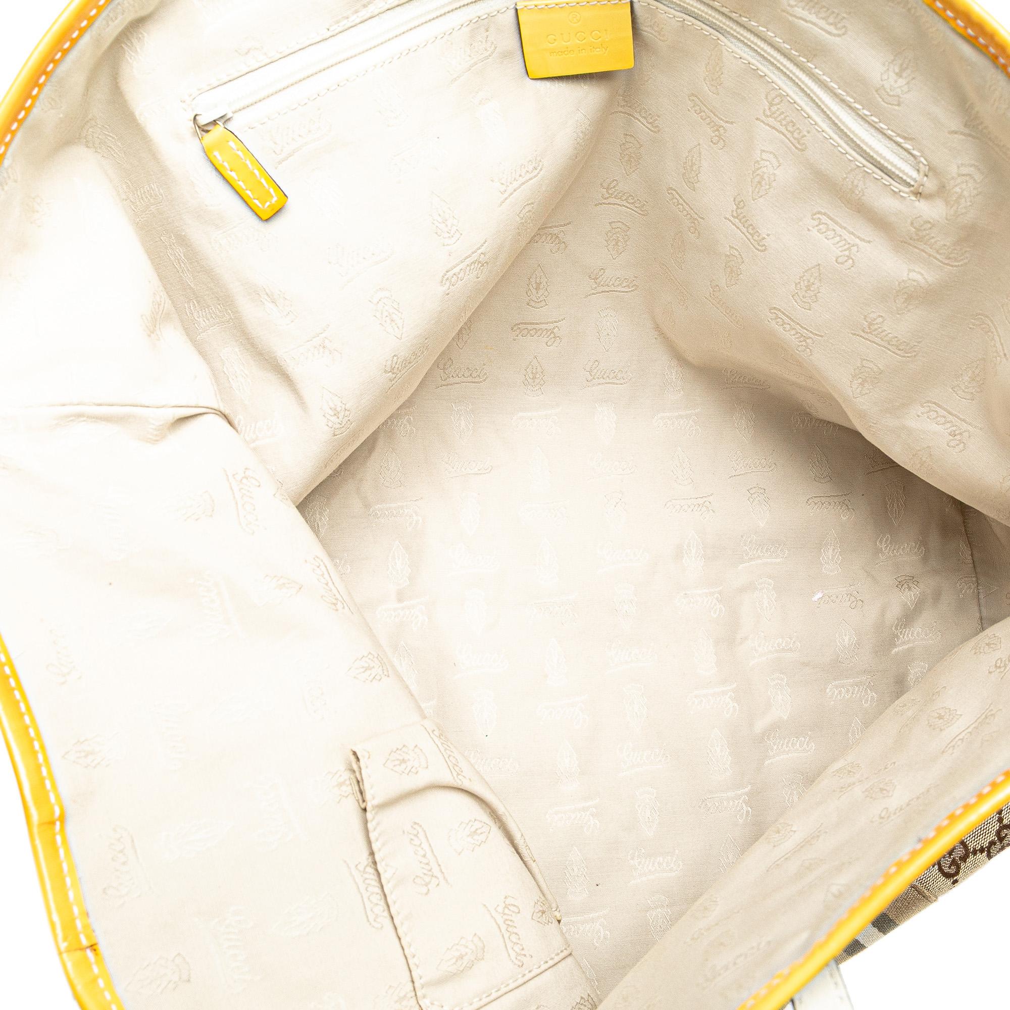 Gucci GG Canvas Web Jolie Tote