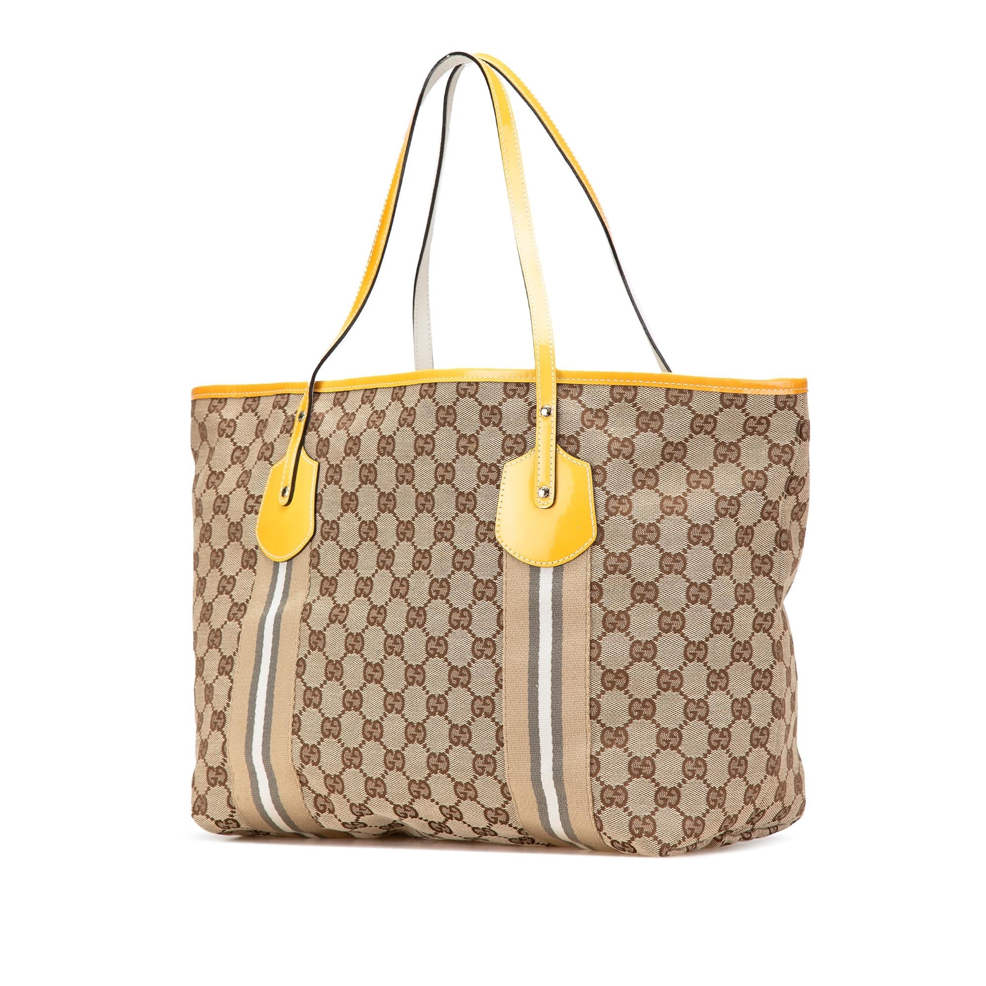 Gucci GG Canvas Web Jolie Tote