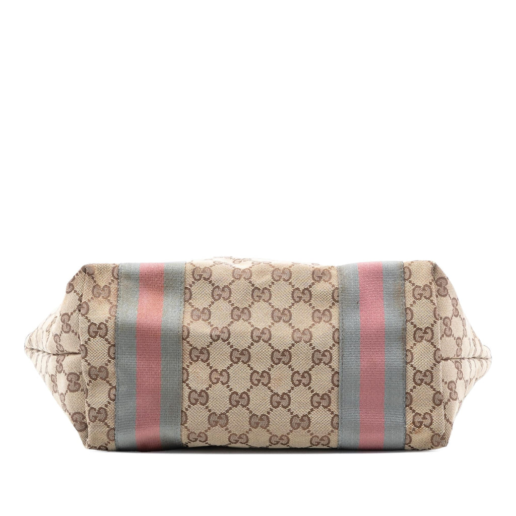 Gucci GG Canvas Web Jolie Tote