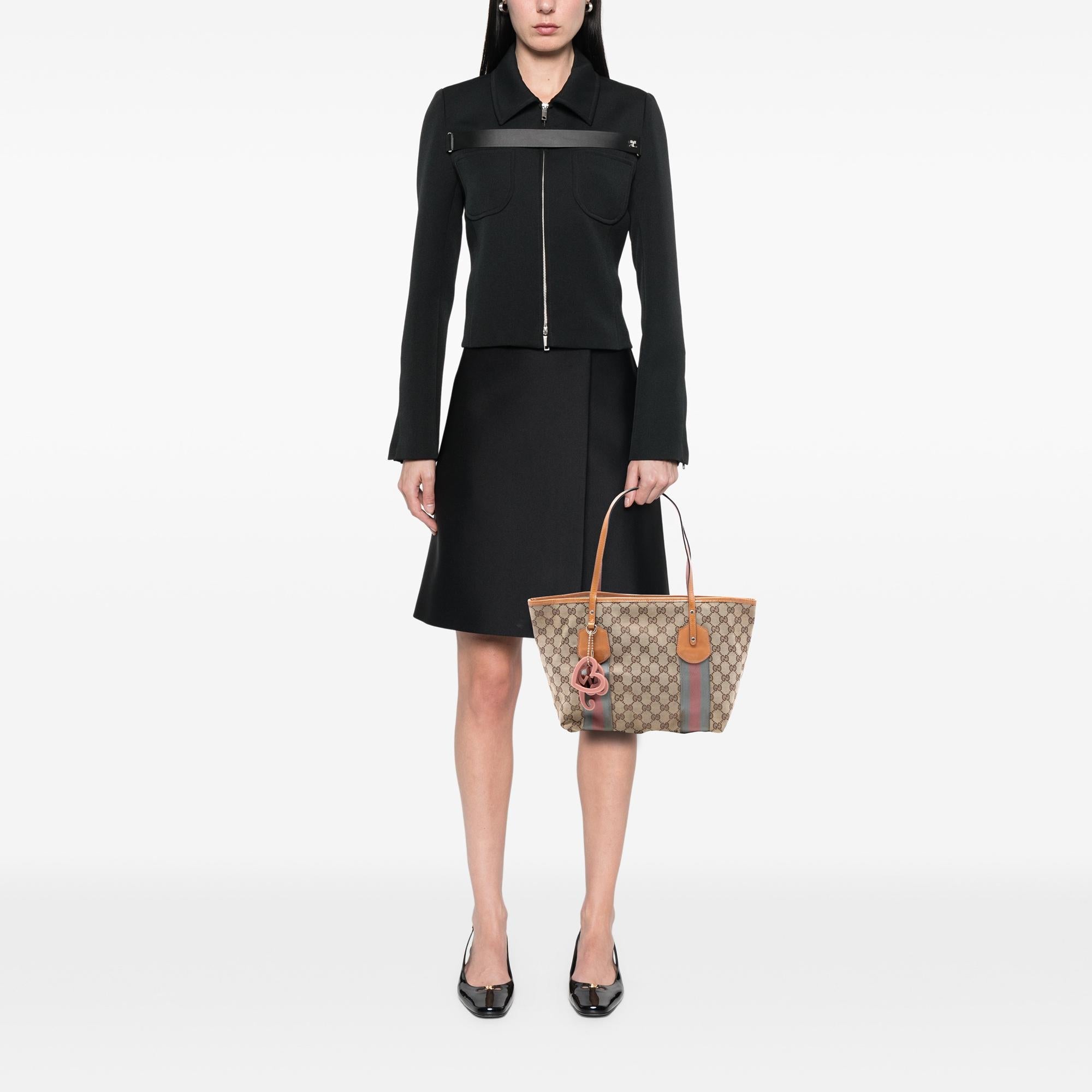 Gucci GG Canvas Web Jolie Tote