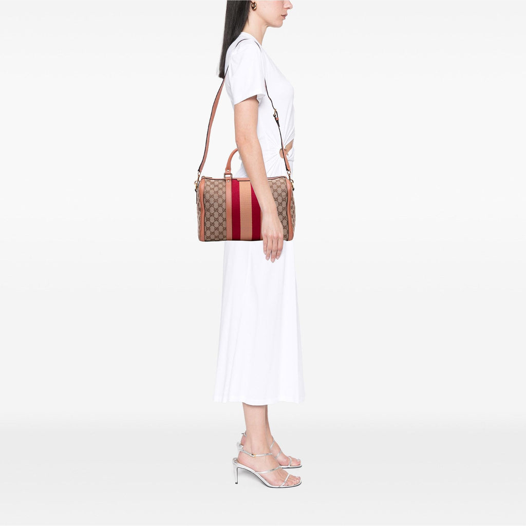 Gucci GG Canvas Web Joy Boston Bag