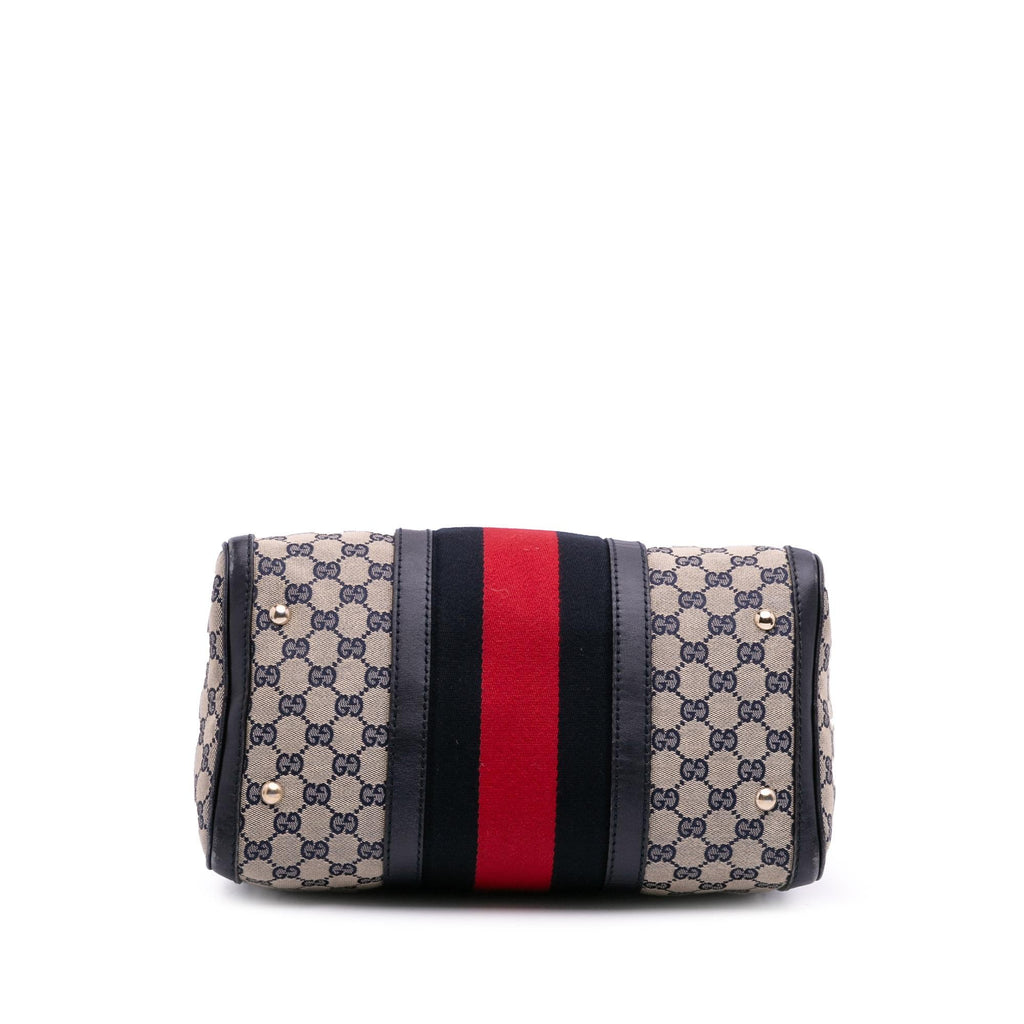 Gucci GG Canvas Web Joy Boston Bag