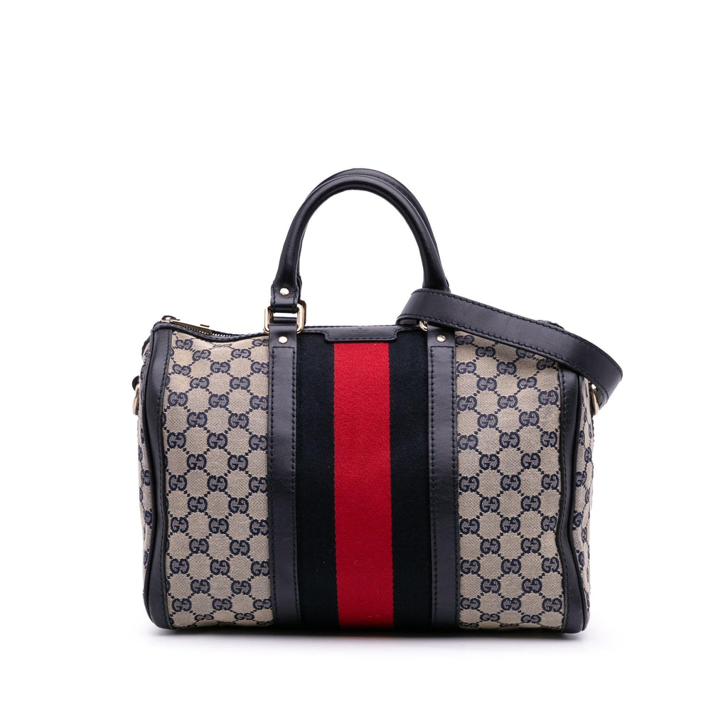 Gucci GG Canvas Web Joy Boston Bag