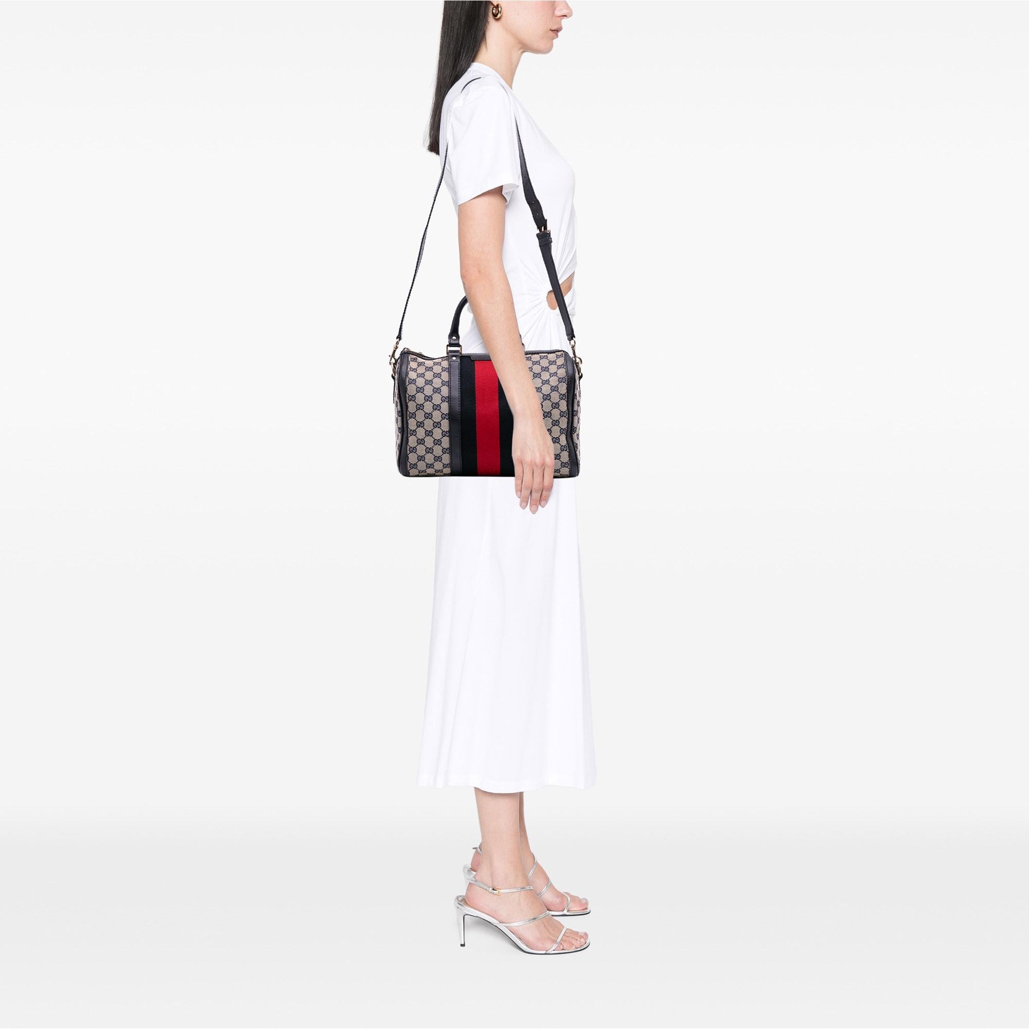 Gucci GG Canvas Web Joy Boston Bag