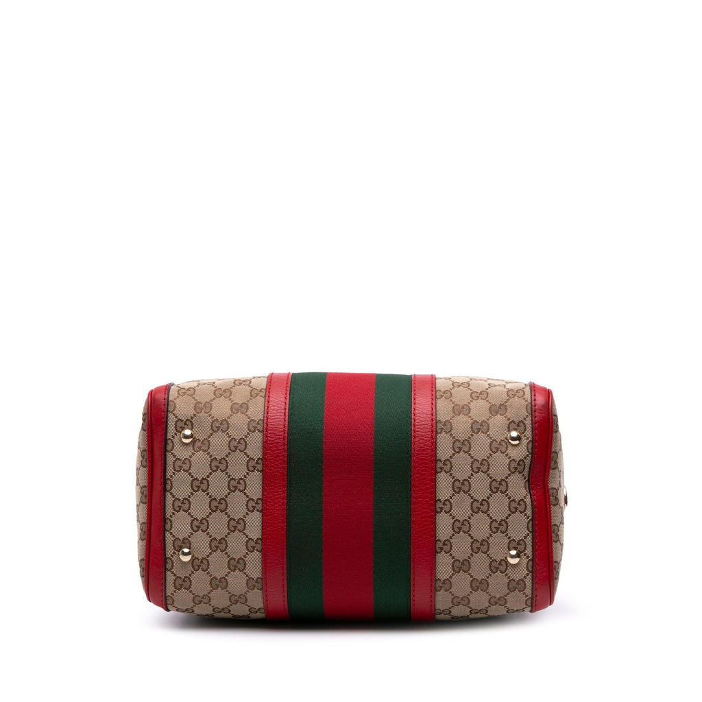 Gucci GG Canvas Web Joy Boston Bag