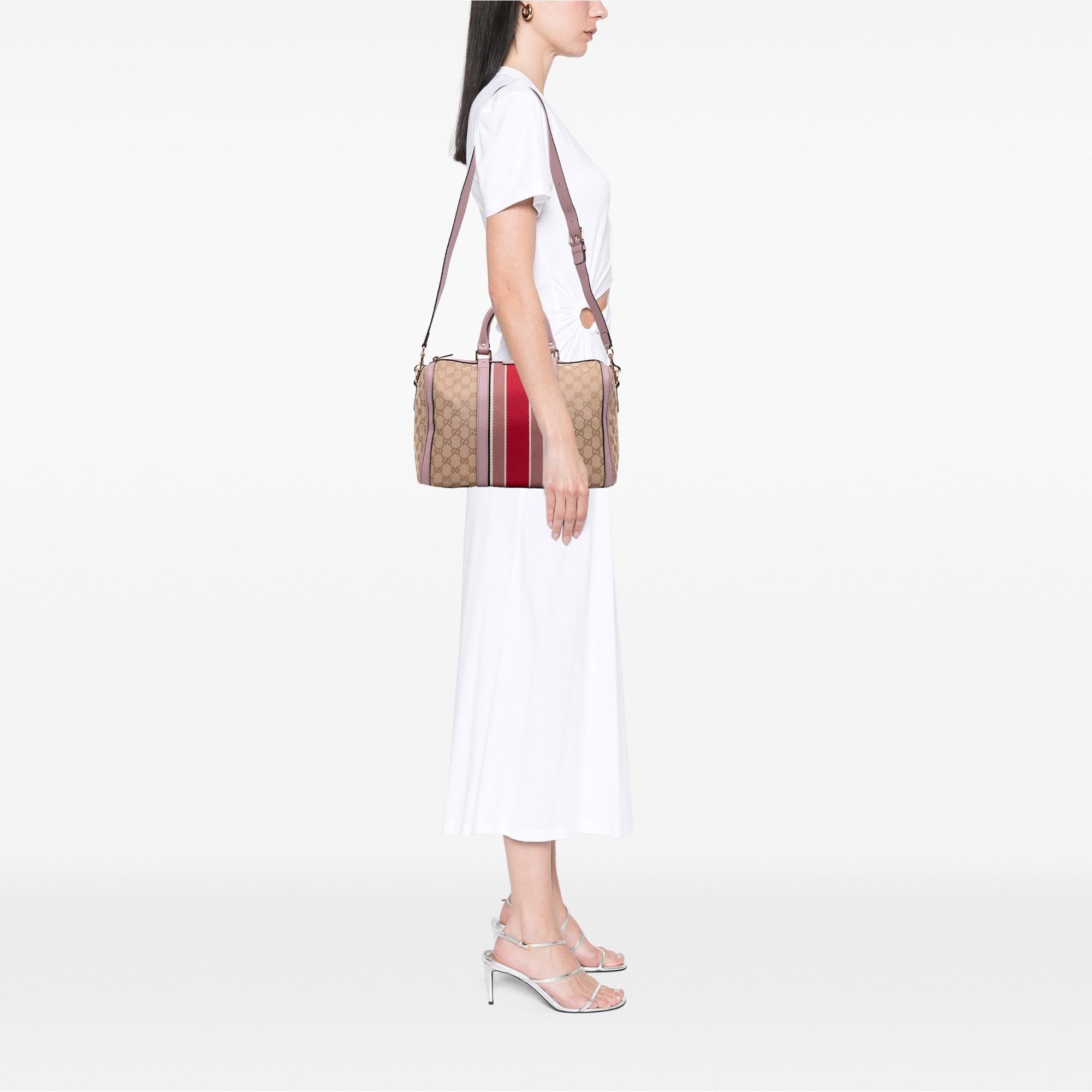 Gucci GG Canvas Web Joy Boston Bag