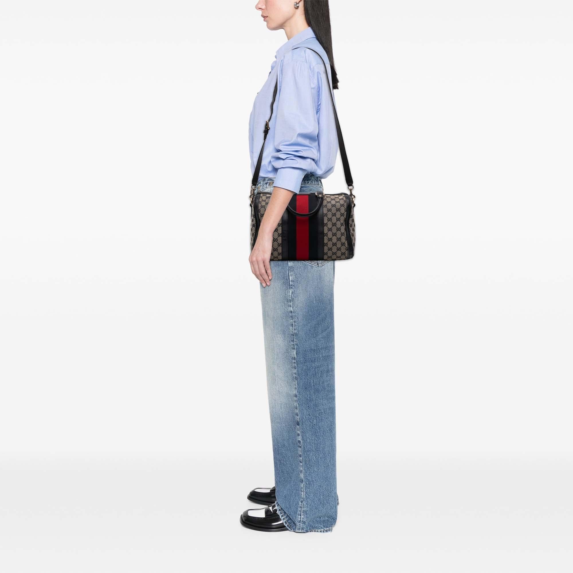 Gucci GG Canvas Web Joy Boston Bag