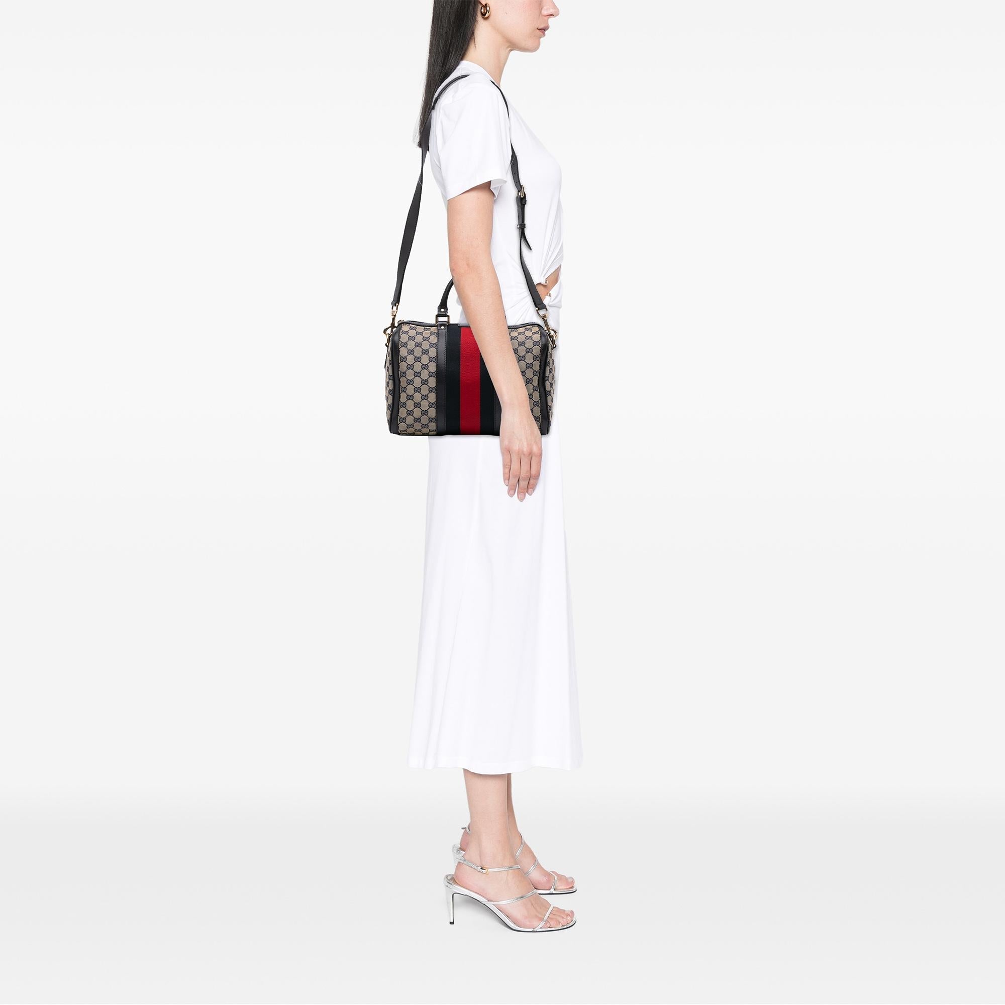 Gucci GG Canvas Web Joy Boston Bag