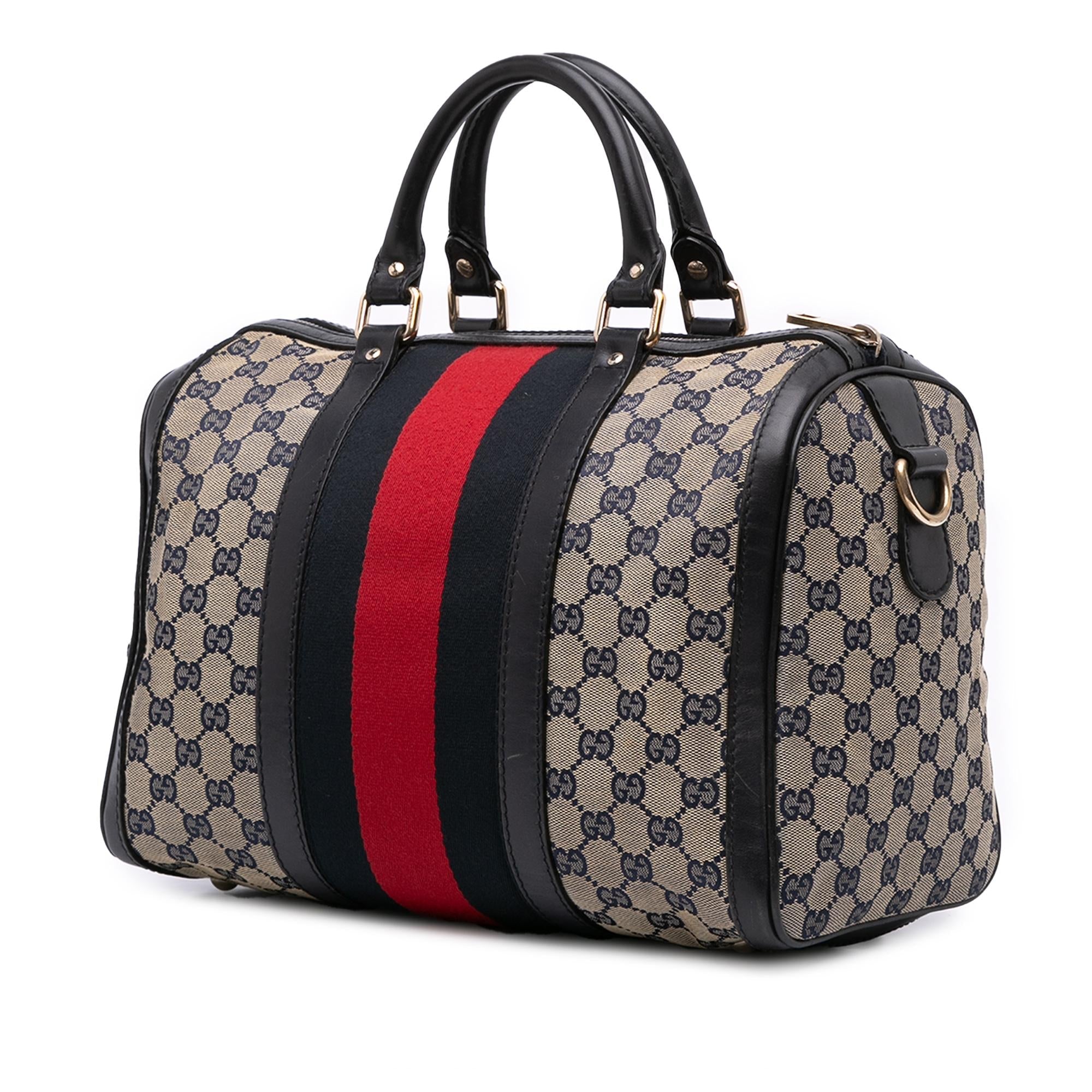 Gucci GG Canvas Web Joy Boston Bag