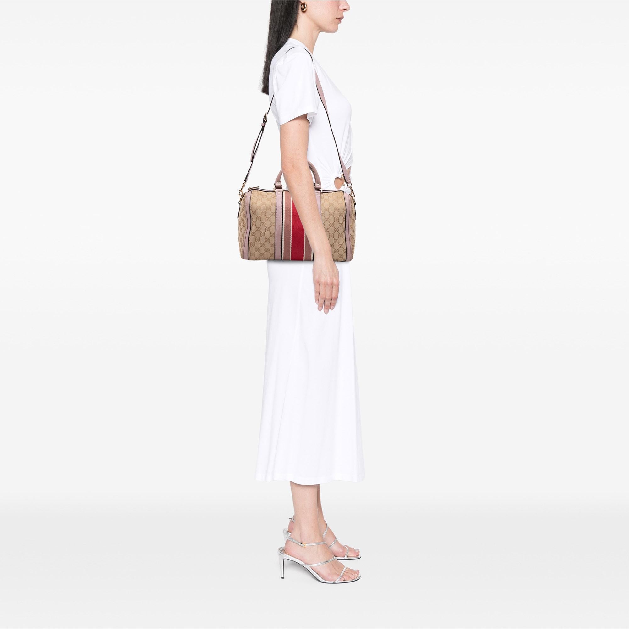 Gucci GG Canvas Web Joy Boston Bag