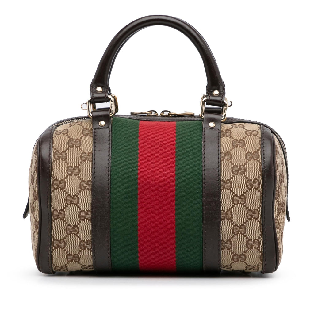 Gucci GG Canvas Web Joy Boston (SHG-8ig8N6)