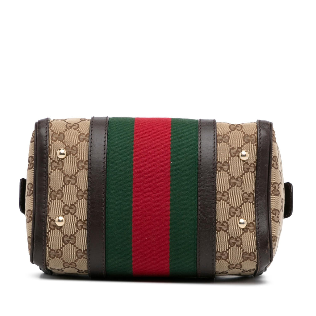 Gucci GG Canvas Web Joy Boston (SHG-8ig8N6)