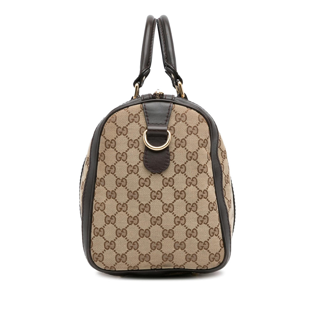 Gucci GG Canvas Web Joy Boston (SHG-N7r8cM)