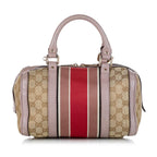 Gucci GG Canvas Web Joy Satchel (SHG-23395)