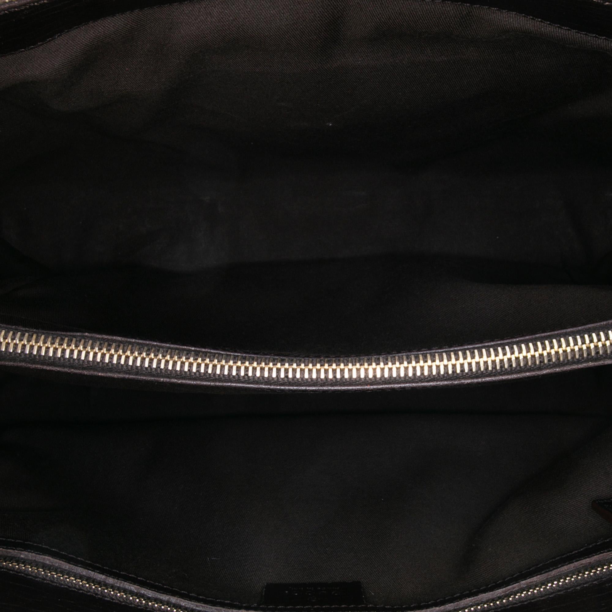 Gucci GG Canvas Web Junco Handbag