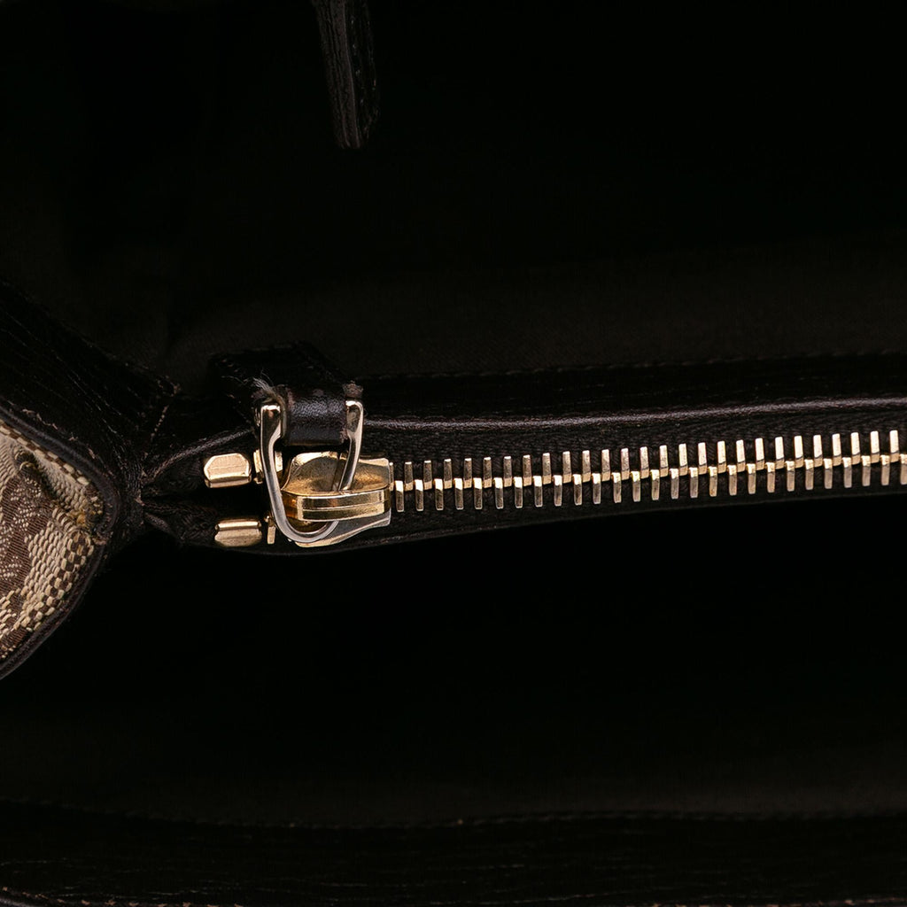 Gucci GG Canvas Web Junco Handbag