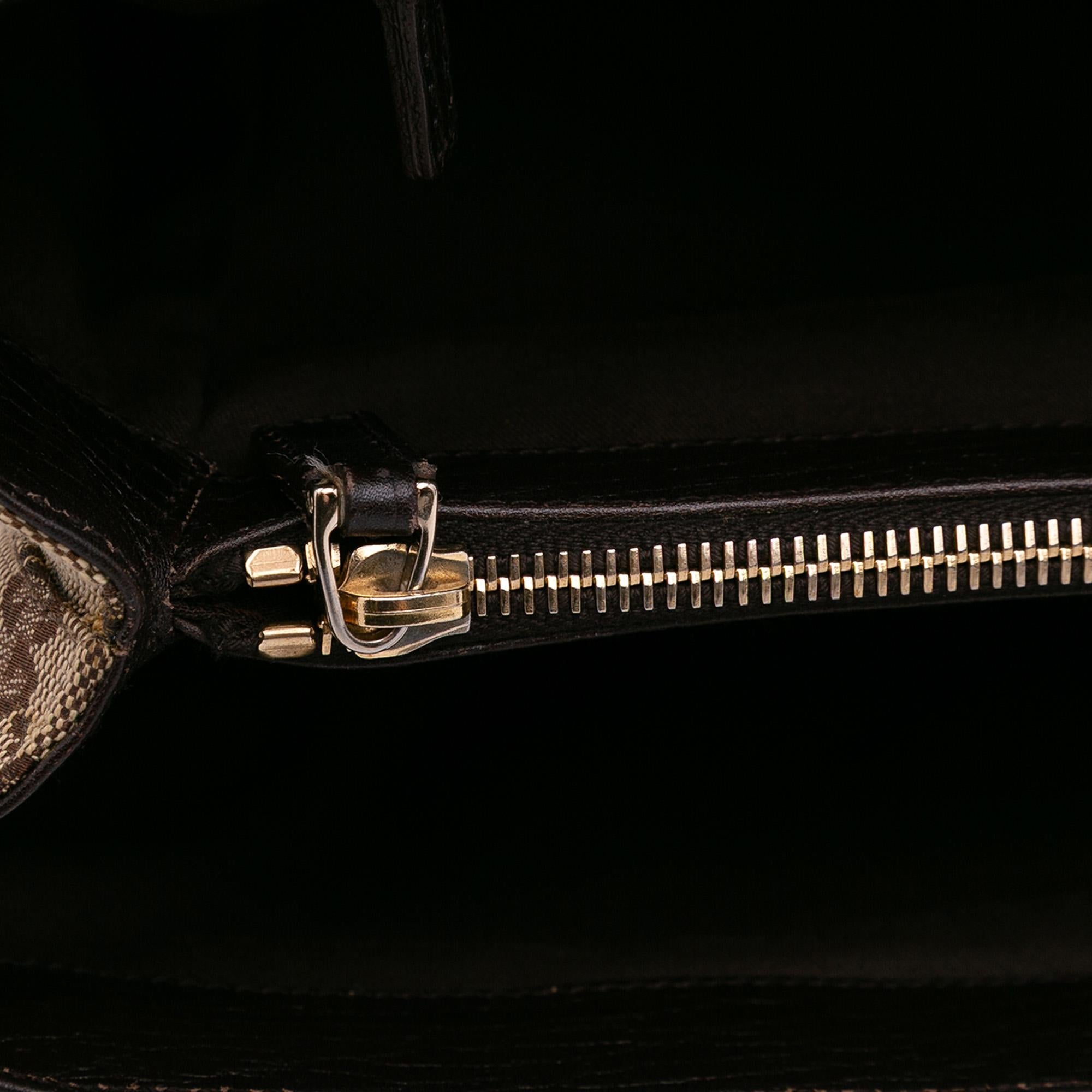 Gucci GG Canvas Web Junco Handbag