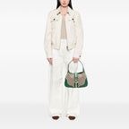 Gucci GG Canvas Web Junco Shoulder Bag