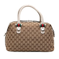 Gucci GG Canvas Web Match Ball Boston Bag