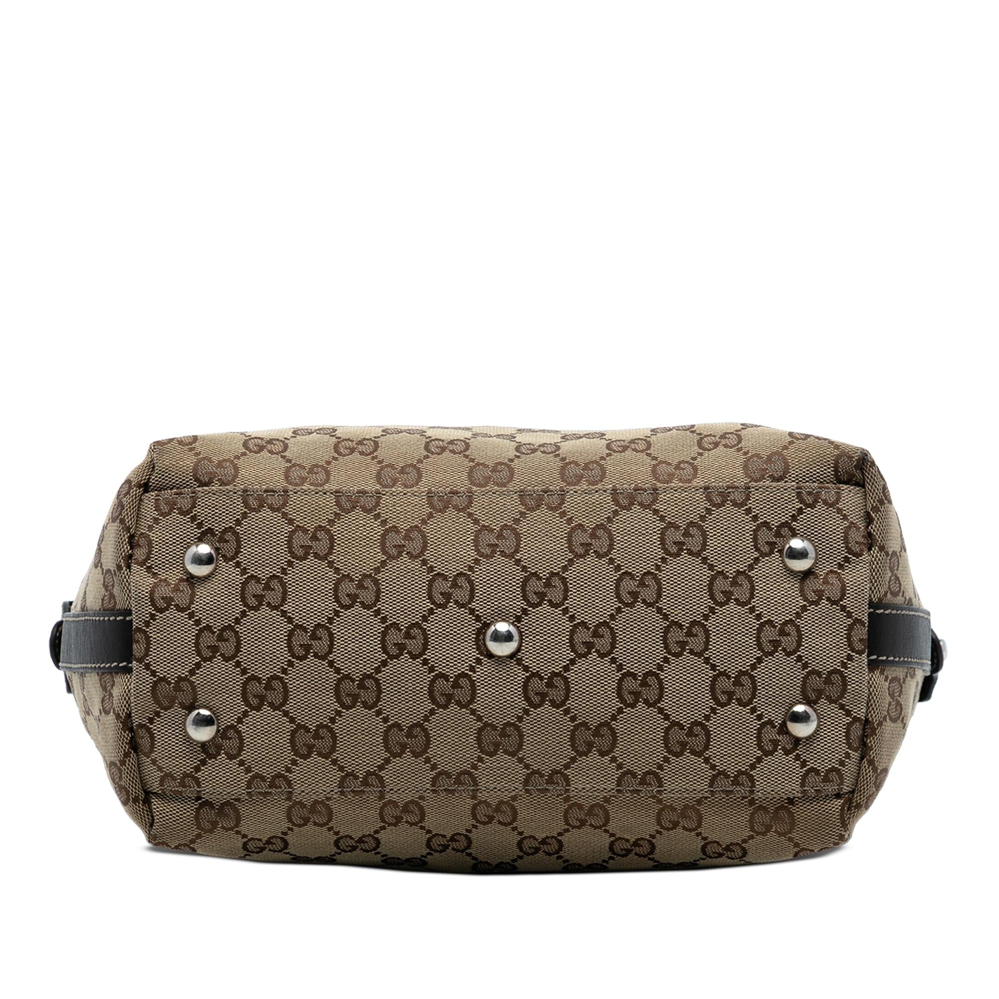Gucci GG Canvas Web Match Ball Tote