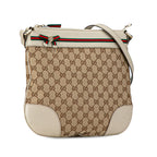 Gucci GG Canvas Web Mayfair Crossbody (SHG-Z9RL30)
