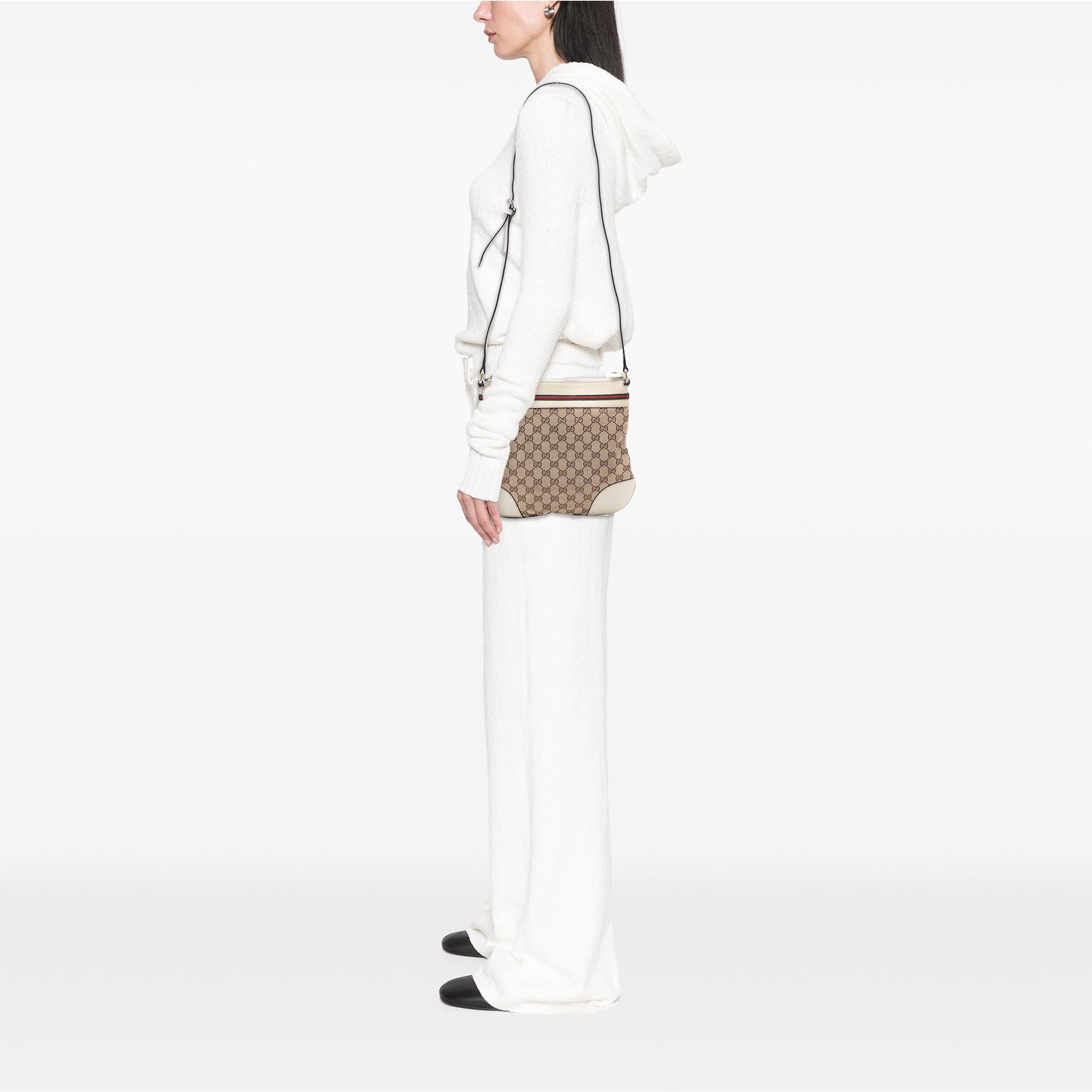Gucci GG Canvas Web Mayfair Crossbody