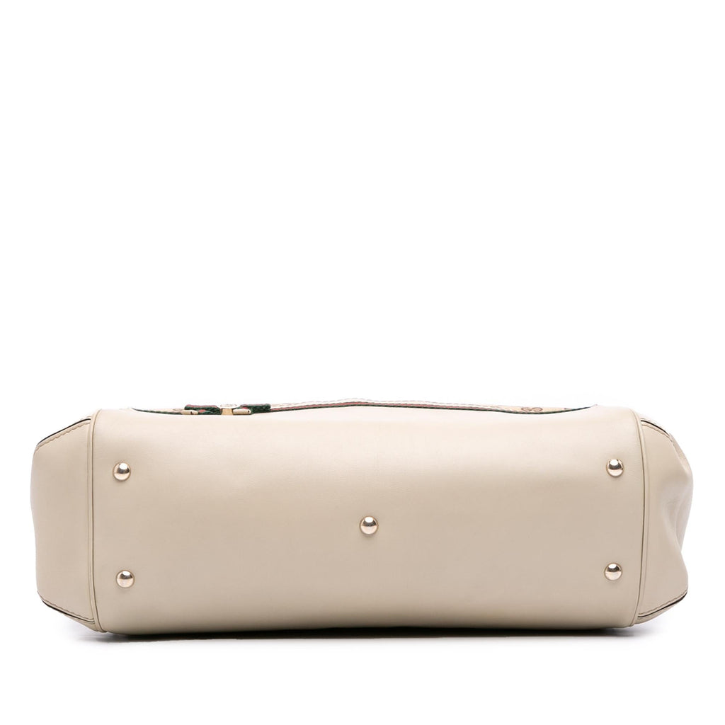 Gucci GG Canvas Web Mayfair Satchel