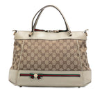 Gucci GG Canvas Web Mayfair Satchel