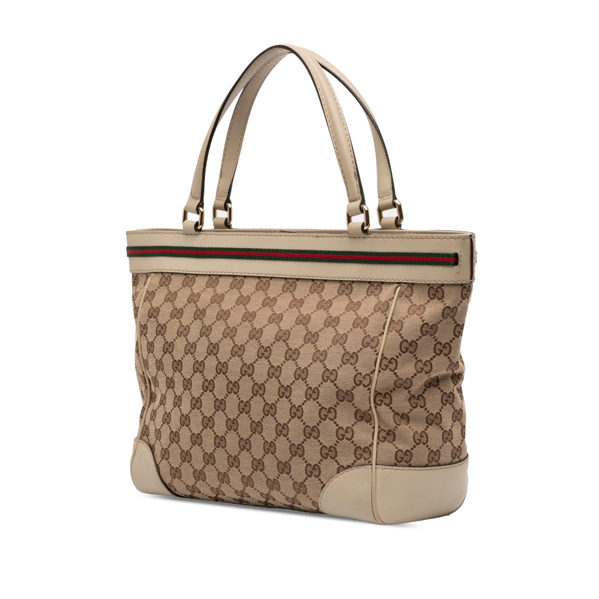 Gucci GG Canvas Web Mayfair Tote