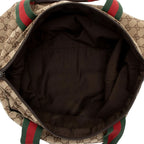 Gucci GG Canvas Web N/S Large Tote (SHF-3n3x28)
