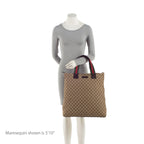 Gucci GG Canvas Web N/S Large Tote (SHF-3n3x28)