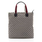 Gucci GG Canvas Web N/S Large Tote