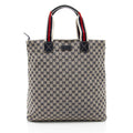 Gucci GG Canvas Web N/S Large Tote