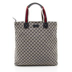Gucci GG Canvas Web N/S Large Tote