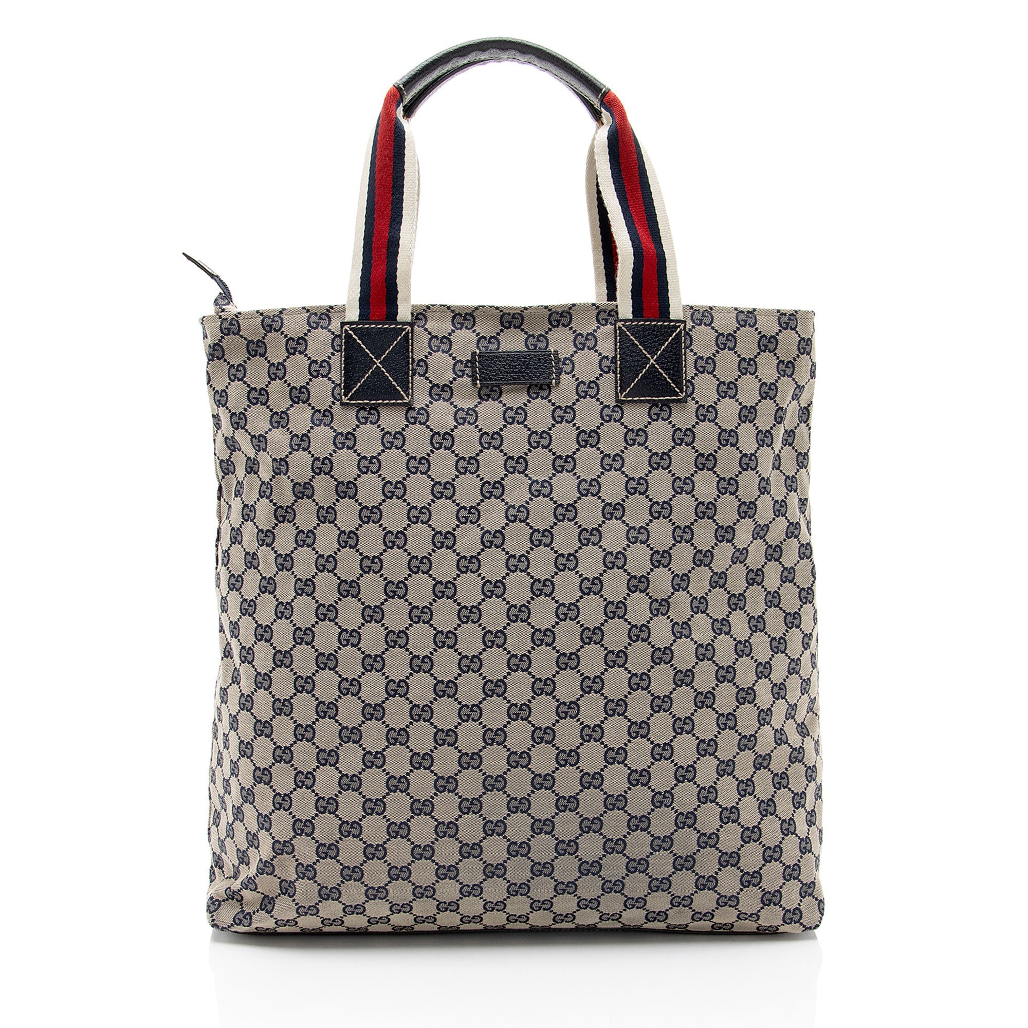 Gucci GG Canvas Web N/S Large Tote