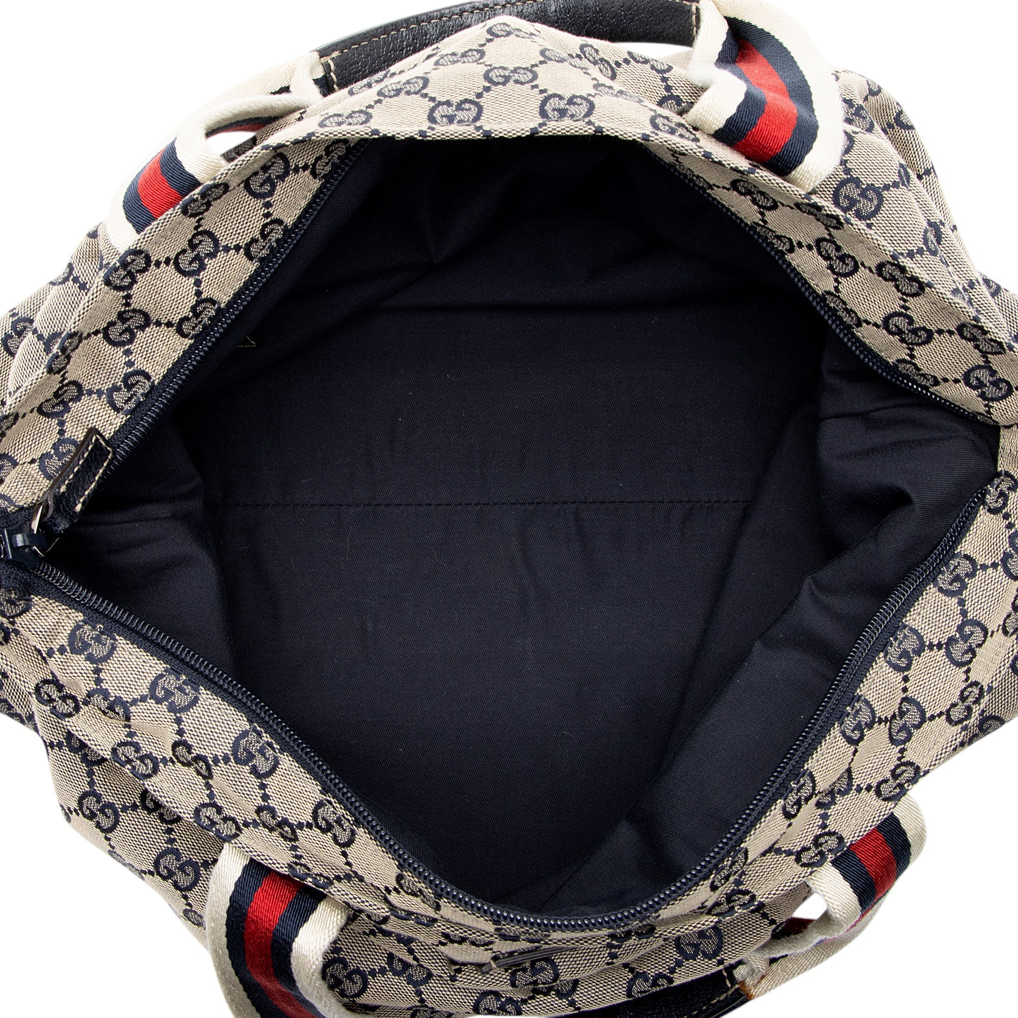 Gucci GG Canvas Web N/S Large Tote